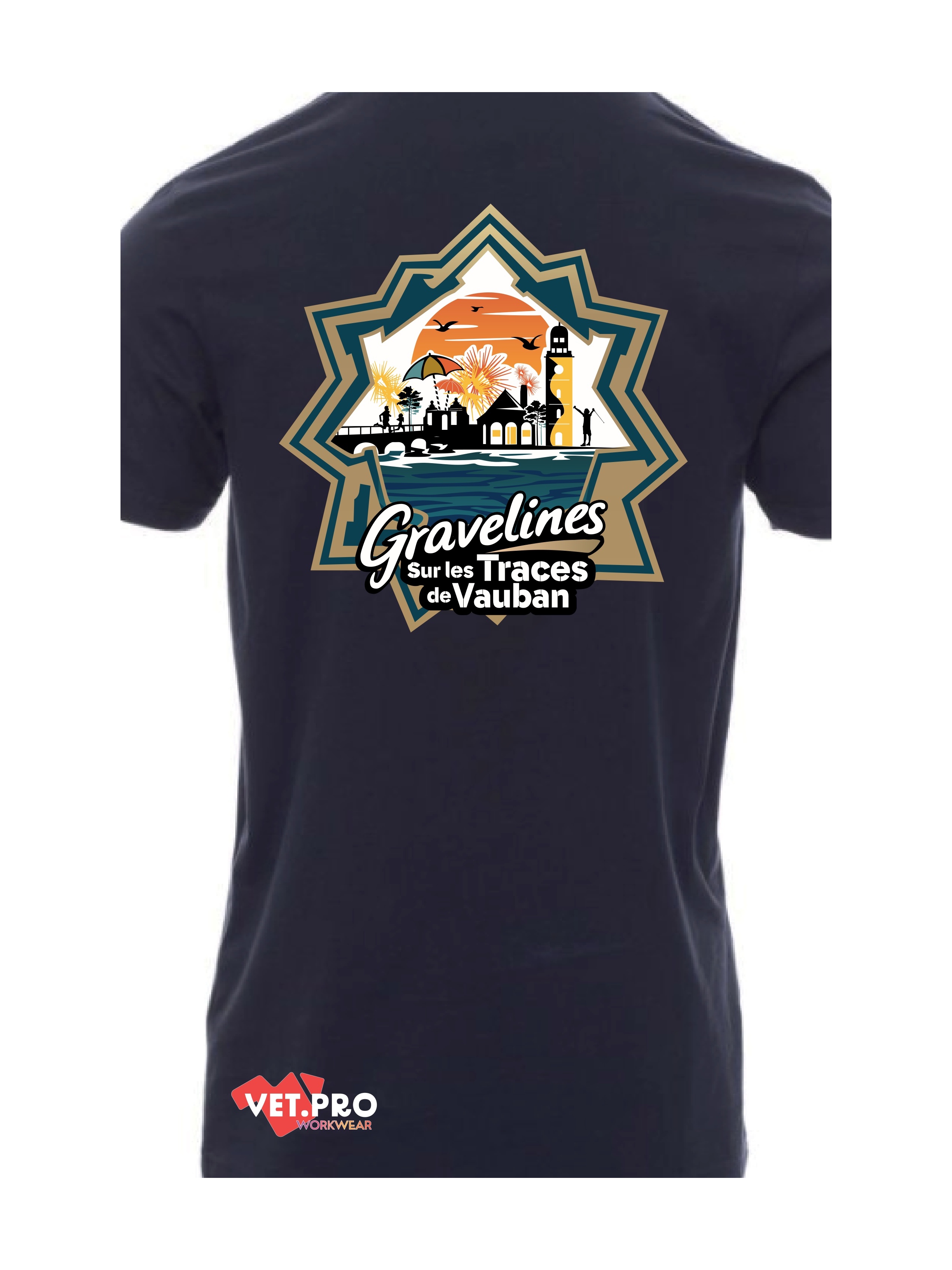 T-shirt officiel Sur les Traces de Vauban — dos
